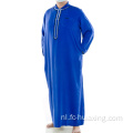 Moslim Zipper Size Pocket Men Islamitische kleding